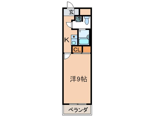 第１３エルザビルの物件間取画像